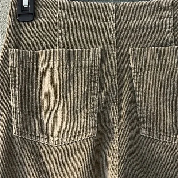 NWOT La Miel Corduroy Olive Green Wide Leg Pants Size Small - Picture 5 of 8